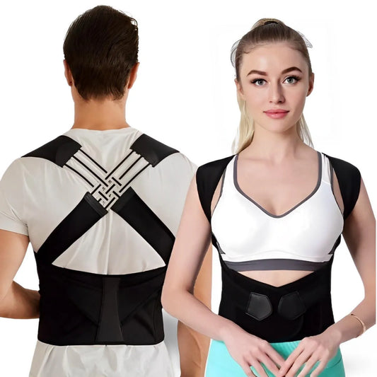 Shoulder and back posture correction with camel straps-Body Shape correction